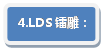 流程图: 可选历程: 4.LDS镭雕：
